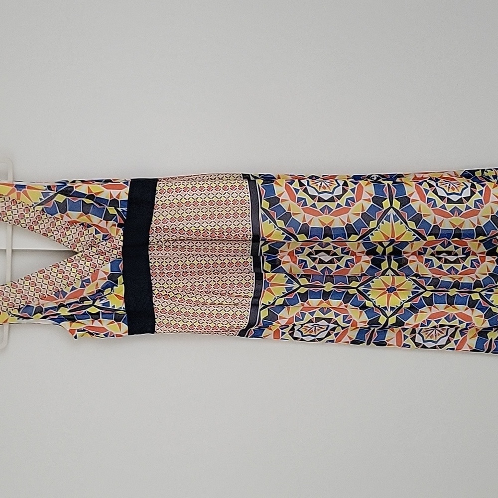 Ann Taylor - Geometric Patterned Long Dress - SZ 10